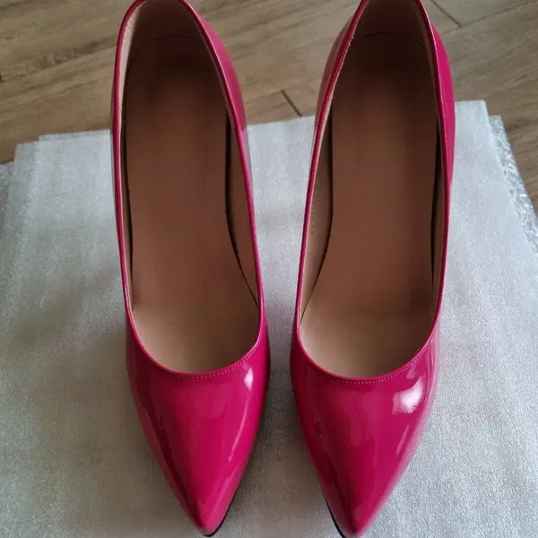 [BUNJANG] CHAOOK Paris Enamel Stiletto Heels (11cm) / CHAOOK 에나멜 하이힐 팔아요