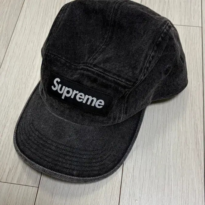 [BUNJANG] Supreme Denim Cap / 슈프림 데님 캡프캡 블랙