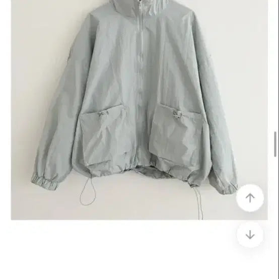 [BUNJANG] Astyle Light Windbreaker Jumper - Sky Blue / 에이블리 소라색 바람막이 점퍼