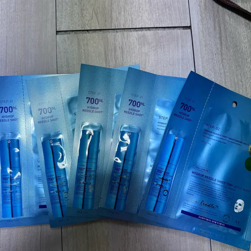 [BUNJANG] VT Cosmetics Hydro-Lip Riddle Shot 700hL 2-Step Mask (5 Sheets) / VT 브이티 하이드롭 리들샷 700hL 2스텝 마스크 5매