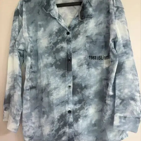 [BUNJANG] Tie-Dye Pattern Shirt - New Arrival / 타이다이 패턴 셔츠 새상품
