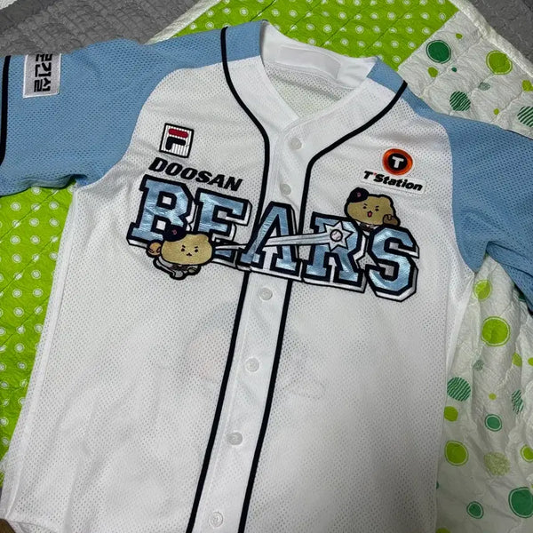 [BUNJANG] Mangom Bears Authentic Jersey / 망곰베어스 어센틱 100