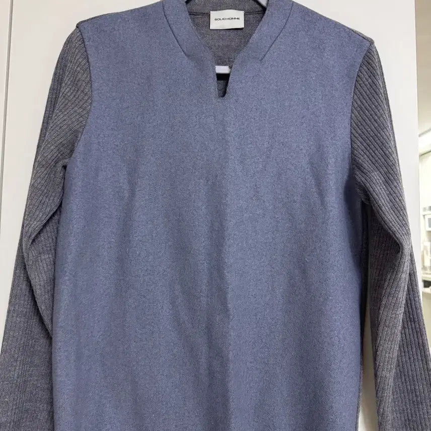 [BUNJANG] Solid Homme Signature Knit (Jade) / 솔리드옴므 시그니처 니트 옥색 95사이즈