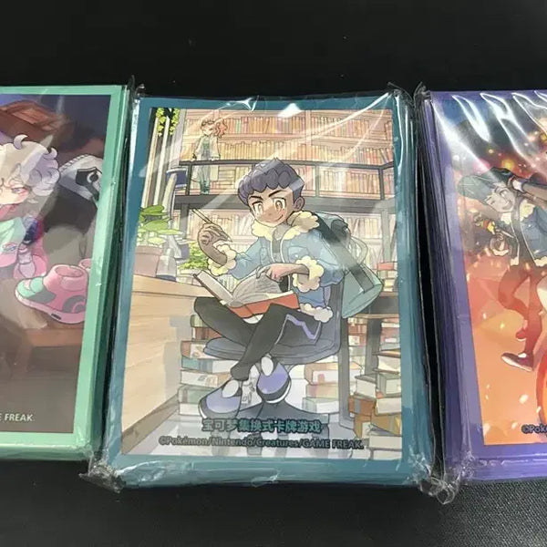 [BUNJANG] Pokemon Card Deck Shields (3 Types:andel, Hop & Sonia, Bede) and Various Sleeves Bundle / 포켓몬 카드 중판 3종(단델, 호브&소니아, 비트) 덱 실드 외 여러 슬리브 일괄