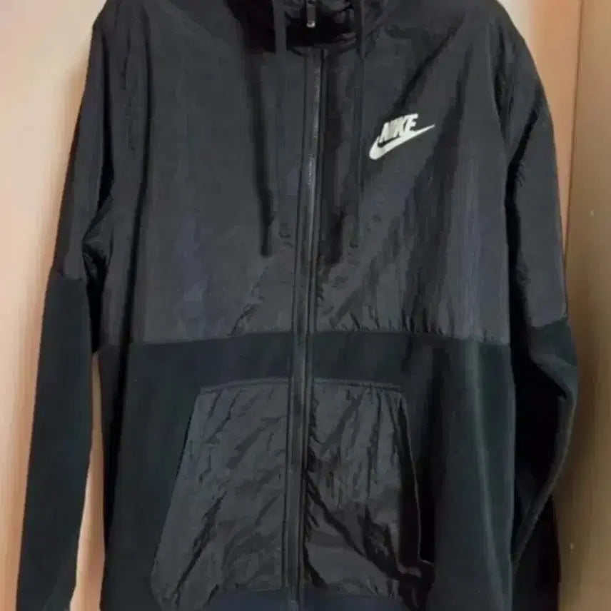 [BUNJANG] Nike Hooded Zip-Up Jacket Black / 나이키 후드 집업 자켓 블랙