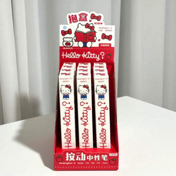 [BUNJANG] Sanrio Hello Kitty Random Ballpoint Pen Set (12 Count, Sealed Box) / (미개봉박스) 산리오 헬로키티 랜덤 볼펜 12개 세트 SSR