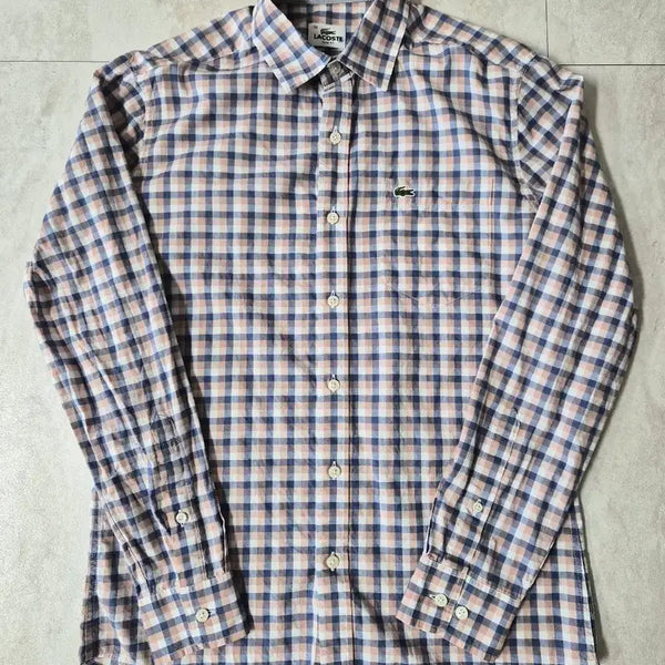 [BUNJANG] Lacoste Slim Fit Check Shirt Size 95 / 라코스테 슬림핏 셔츠 95