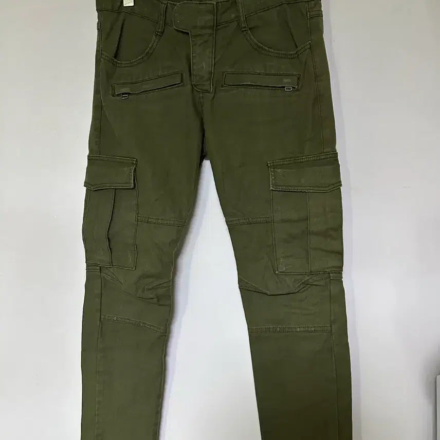 [BUNJANG] Balmain Khaki Cargo Pants / 발망 카키색 카고 팬츠