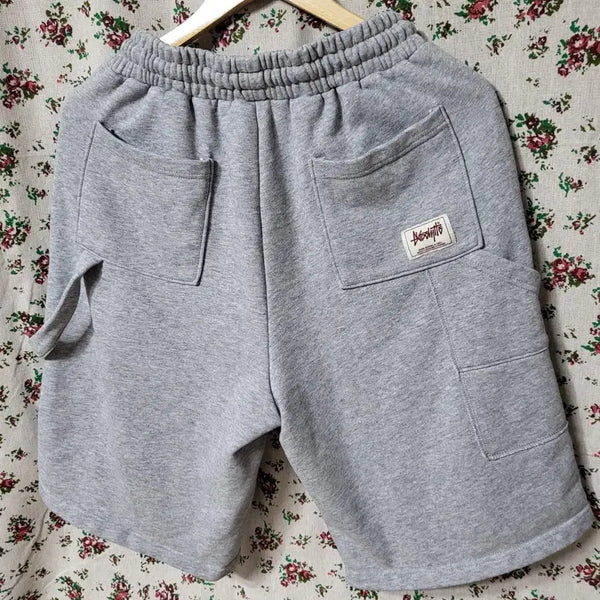 [BUNJANG] Yosemite L Carpenter Bermuda Sweatpants Gray Unisex / 최상급 요세미티 L 카펜터 버뮤다 스웨트 팬츠 그레이 남여공용