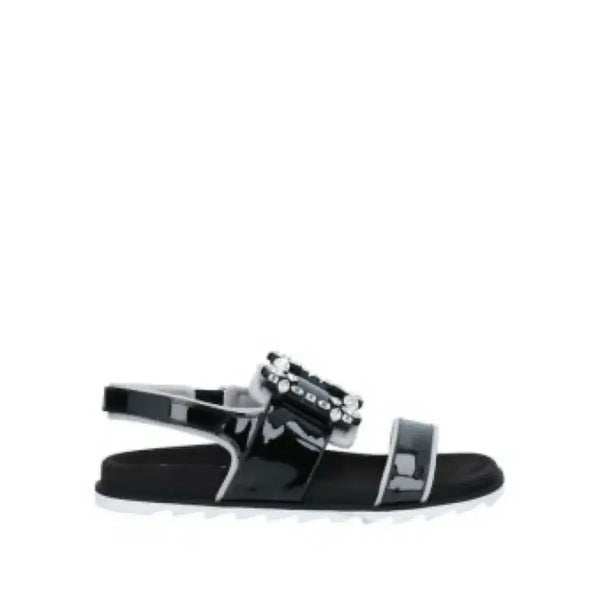 [BUNJANG] Roger Vivier Black Patent Sandals Size 38 / 로저비비에 블랙 페이던트 샌들 38사이즈