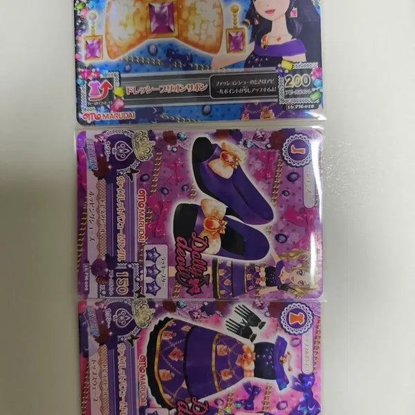 [BUNJANG] Aikatsu Dolly Devil Nono & Risa Card Bundle Set / 아이카츠 돌리데빌 노노리사 카드