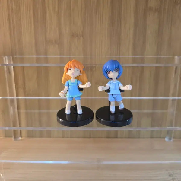 [BUNJANG] Evangelion Mini Figure Rei & Asuka Bundle Set / 에반게리온 미니피규어 레이아스카(일괄)
