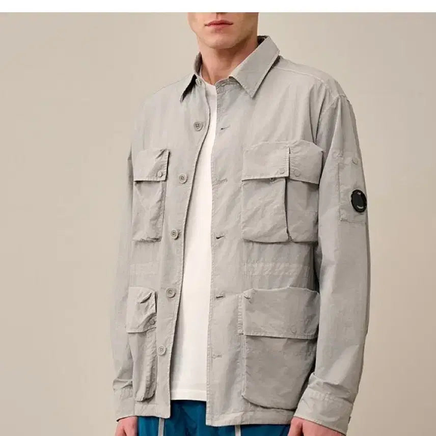 [BUNJANG] CP Company Flat Nylon Overshirt Size M / Cp컴퍼니 플랫나일론 오버셔츠 M 새상품