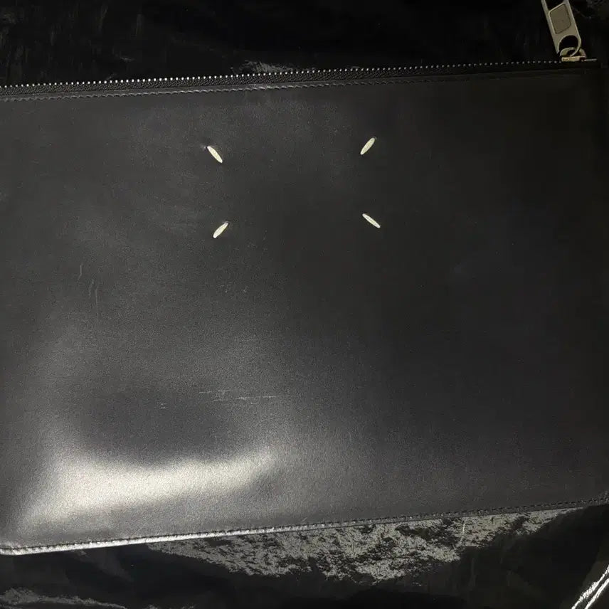 [BUNJANG] Maison Margiela 4-Stitch Leather Clutch Pouch (Medium) / [정품] 메종 마르지엘라 4-스티치 레더 클러치백 / 파우치 (미디엄)