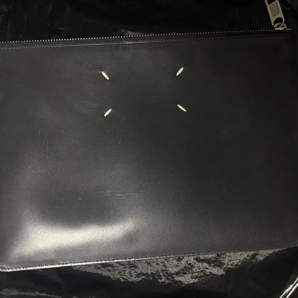 [BUNJANG] Maison Margiela 4-Stitch Leather Clutch Pouch (Medium) / [정품] 메종 마르지엘라 4-스티치 레더 클러치백 / 파우치 (미디엄)