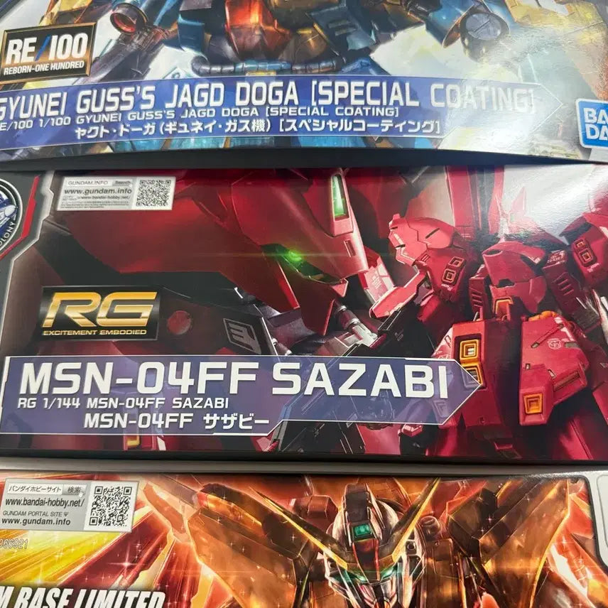 [BUNJANG] Bandai Gundam RG 1/144 MSN-04FF Fukuoka Sazabi / 반다이 건담 RG 1/144 MSN-04FF 후쿠오카 사자비