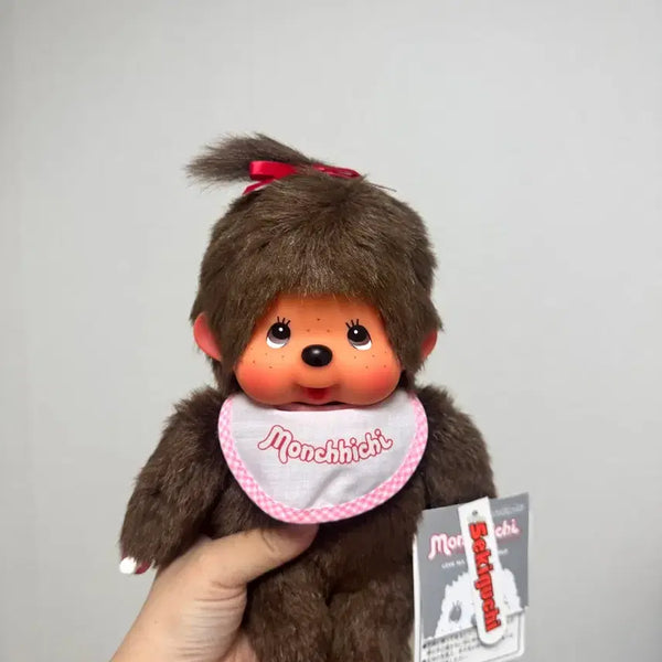 [BUNJANG] Classic Monchhichi Girl Doll / 고전 만두볼 몬치치 여아