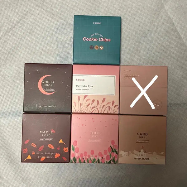 [BUNJANG] Etude Play Color Eyes Mulle Romance Chili Moon Sand Hill Maple Road Cookies Chips Rose Crush / 에뛰드 플레이 컬러 아이즈 뮬리로맨스 튤립데이 칠리문 샌드힐 메이플로드 쿠키칩스 로즈크러쉬