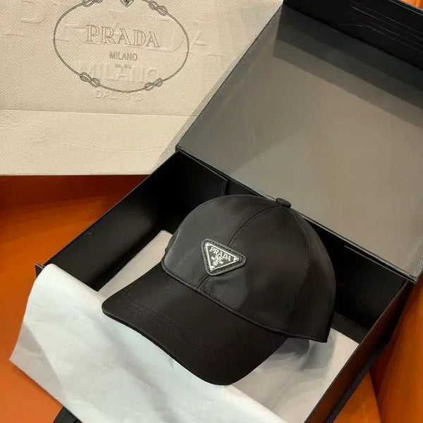 [BUNJANG] Prada Classic Black Baseball Cap Bucket Hat Style M / 프라다 클래식 블랙 야구모자 볼캡 (버킷 햇 스타일) M