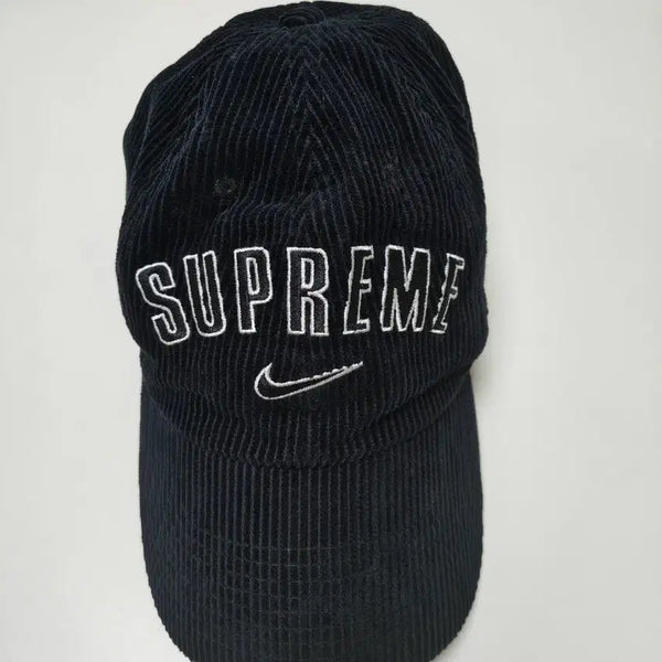 [BUNJANG] Supreme x Nike Corduroy Ball Cap Black / 슈프림 나이키 코듀로이 볼캡 블랙