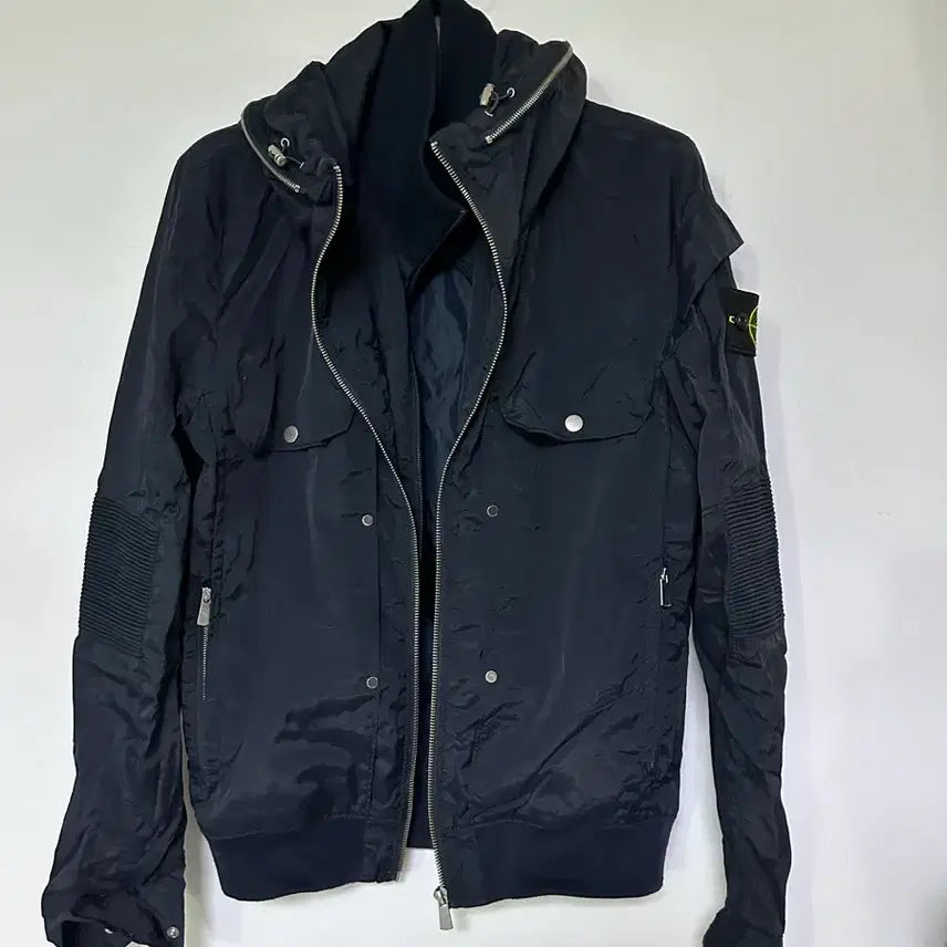[BUNJANG] Stone Island Zip-Up Jacket Navy / 스톤아일랜드 집업 자켓 네이비