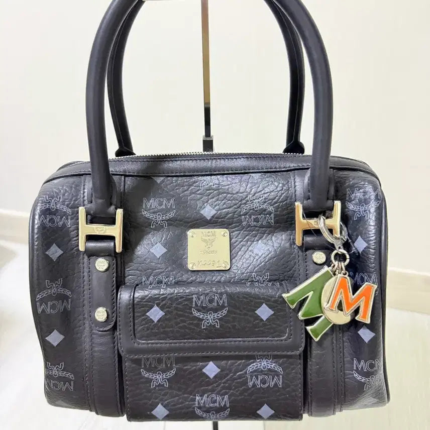 [BUNJANG] MCM Visetos Monogram Tote Bag with Detachable Keyring / MCM 비세토스 토트백