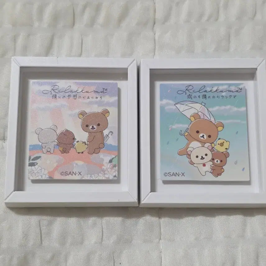 [BUNJANG] Rilakkuma Frame Set (2 Types, Magnet) / 리락쿠마 액자 2종 세트(마그넷)