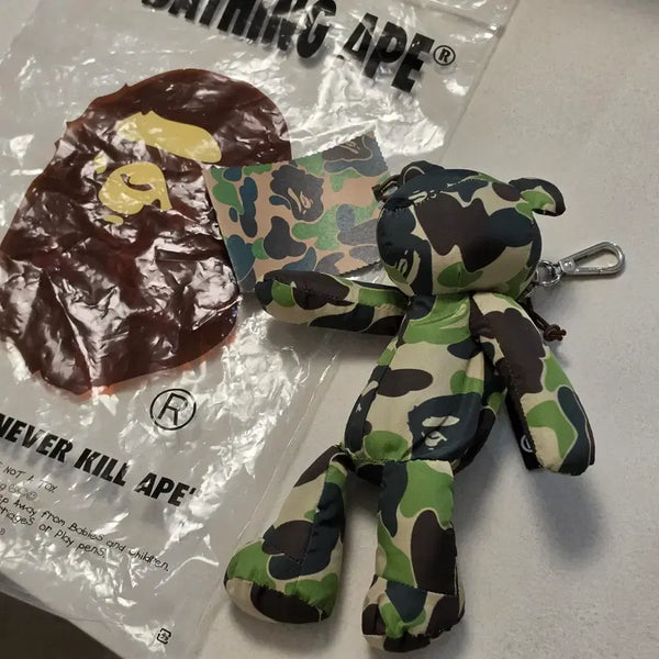 [BUNJANG] Bape Bear Eco Bag Keychain / (새상품) 베이프 베어 에코백 키링