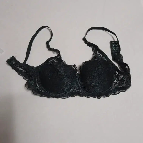 [BUNJANG] Black Lace Bra / 블랙 레이스 브라 중고