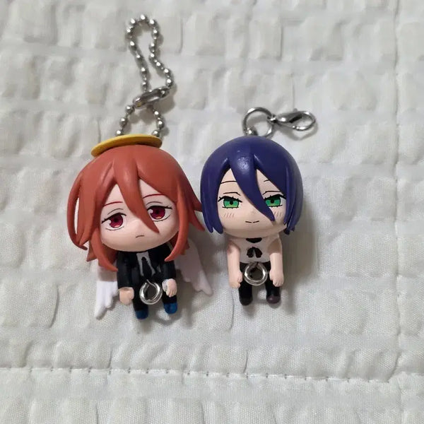 [BUNJANG] Chainsaw Man Dangling Keychain Set (Reze / Angel) / 체인소맨  대롱대롱 키링(레제/천사)