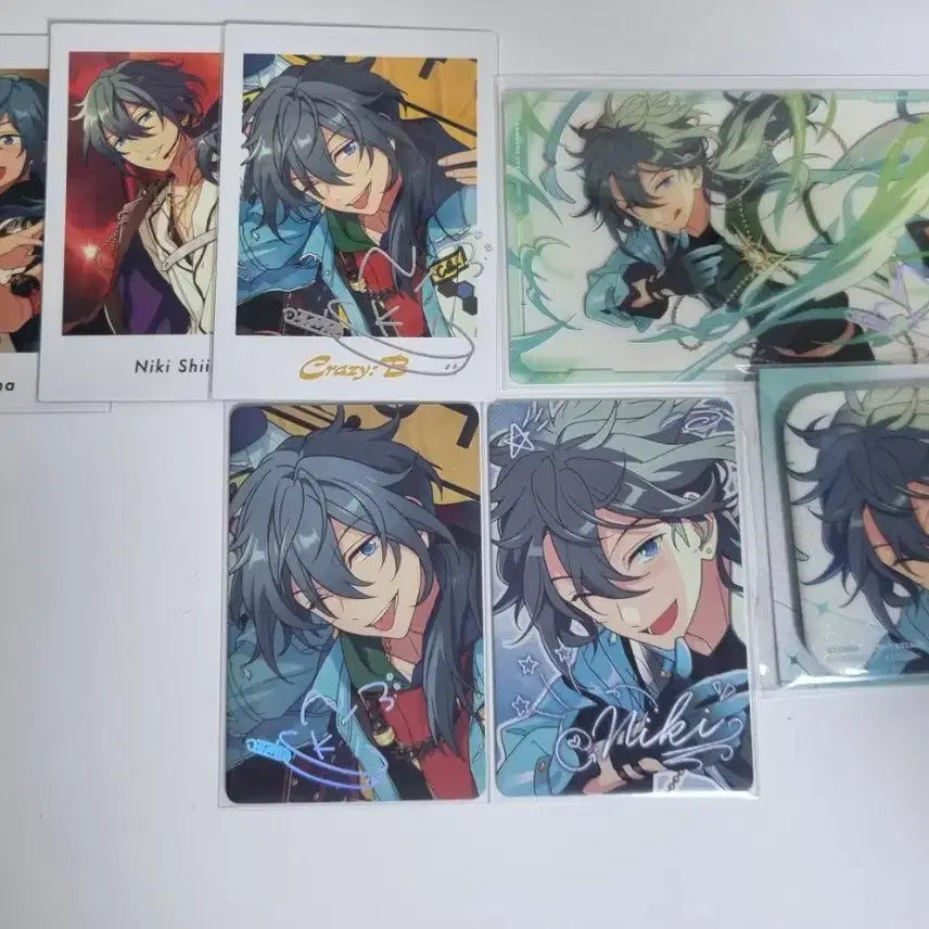 [BUNJANG] Ensemble Stars! Nikolas G. "Nicki" G. 9th Anniversary Can Badge & Clear Card Bundle Set / 일괄) 앙스타 니키 파샤 캔뱃지