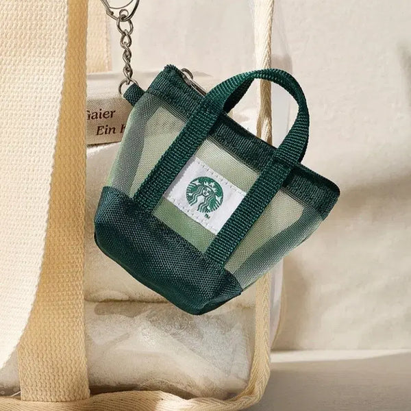 [BUNJANG] Starbucks Mesh Mini Bag Keyring / 스타벅스 메쉬 미니백 키링