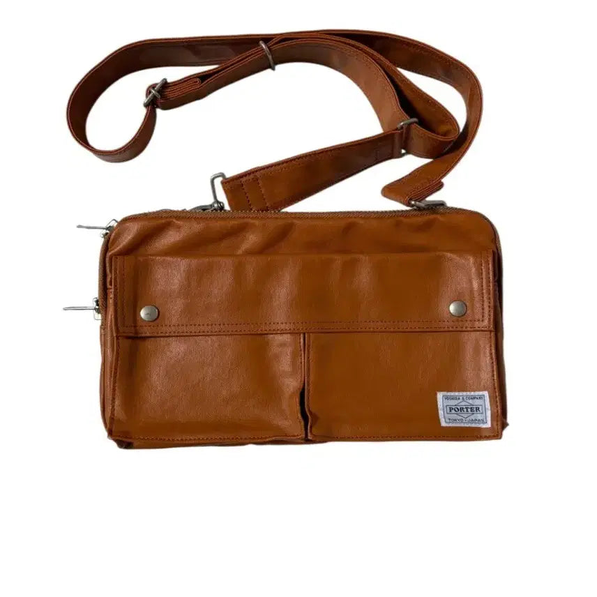 [BUNJANG] Porter Yoshida Freestyle Brown Shoulder Bag / [ 요시다 포터 ] 포터 프리스타일 브라운 숄더백