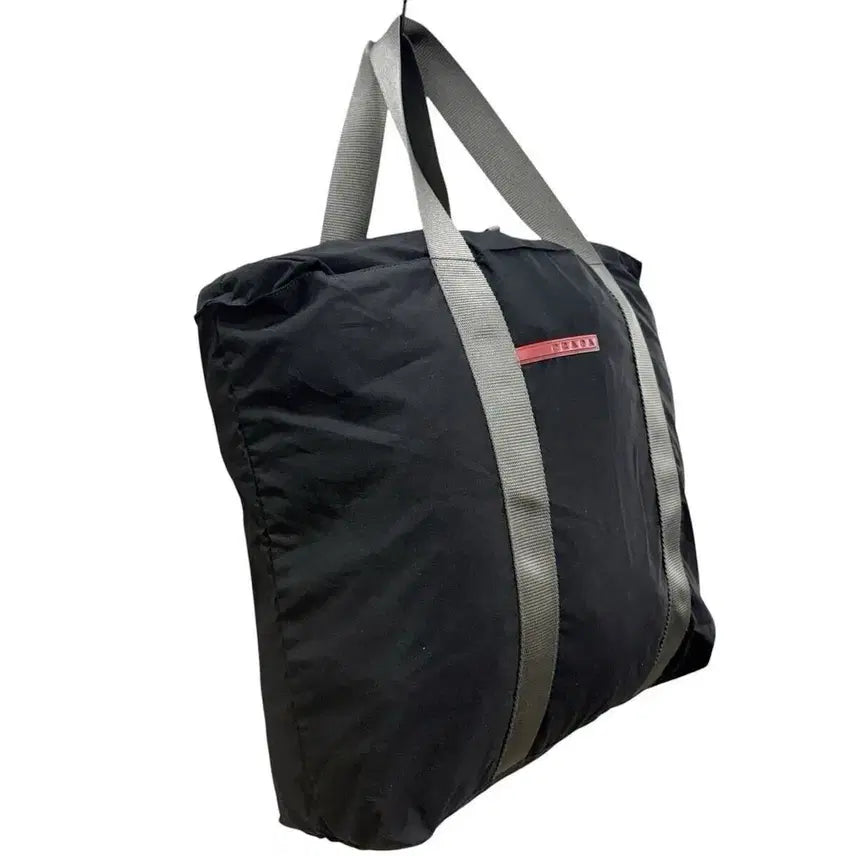 [BUNJANG] Prada Sport Linea Rossa Nylon Tote Bag Black / 프라다 스포츠 리네아로사 나일론 토트백