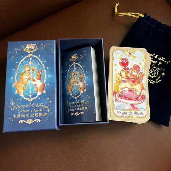 [BUNJANG] Maruko Animal & Food Tarot Cards / 마루코 애니멀 앤 푸드 타로카드