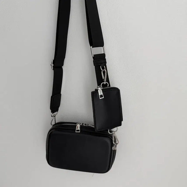 [BUNJANG] Hard Square Mini Crossbody Bag / 하드 사각 미니 크로스백
