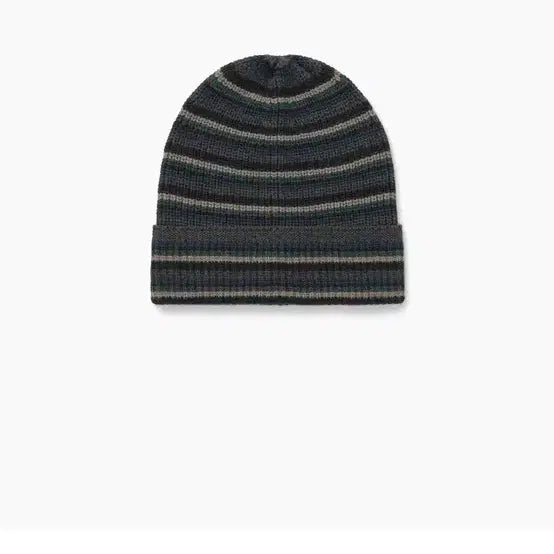 [BUNJANG] Khaki's Stripe Knit Beanie / 카키스 스트라이프 니트 비니 (쿨거래시 네고)