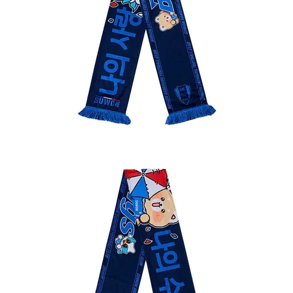 [BUNJANG] Suwon Samsung Bluewings x R.E.C. Printed Scarf / 수원삼성 레시 머플러