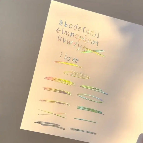[BUNJANG] Hipung Handwritten Alphabet Kiss Cut Sticker (Portion) / [힙웅] 손글씨 알파벳 키스컷 소분