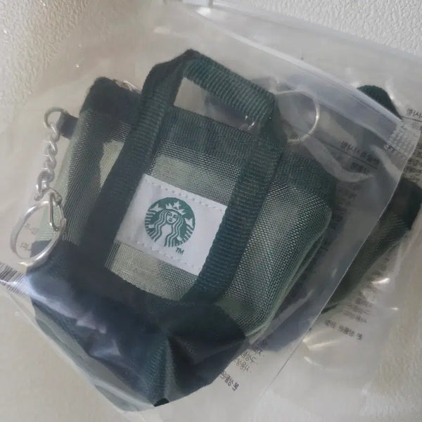 [BUNJANG] Starbucks Mesh Mini Bag Keyring Pouch / 스타벅스 메쉬 미니백 키링 매쉬 파우치 키체인