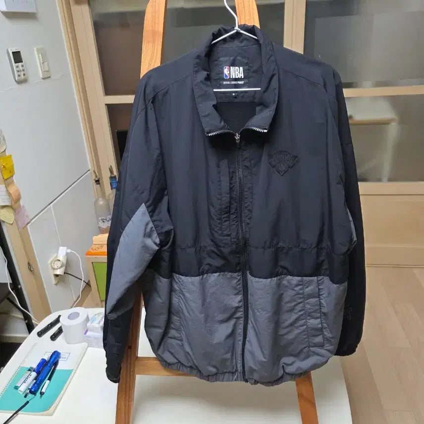[BUNJANG] NBA Windbreaker Jumper Black M / NBA 바람막이 점퍼  블랙 [M]