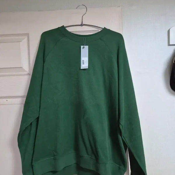 [BUNJANG] Woodby Lightweight Green Sweatshirt (Size 2) / 우드비 라이트웨이트 그린 스웻 맨투맨 새상품