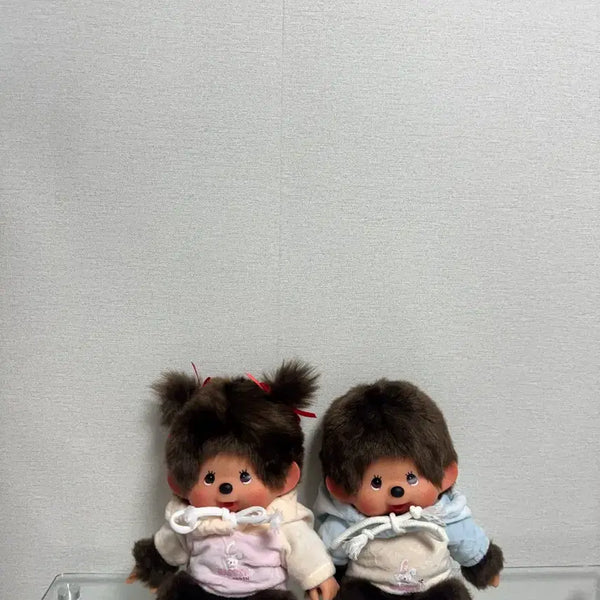 [BUNJANG] Monchhichi M-Size Hoodie Set / 몬치치 M사이즈 후드 세트
