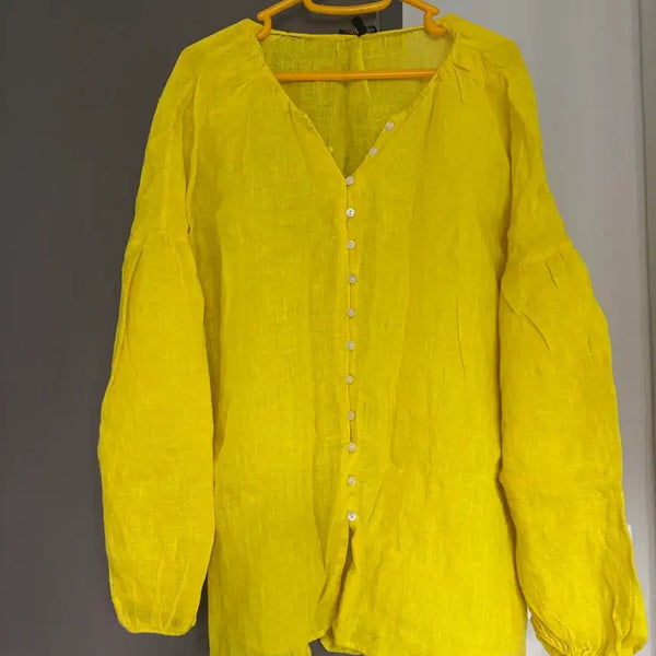 [BUNJANG] Massimo Dutti Linen Oversized Blouse / 마시모두띠 린넨 블라우스 오버핏