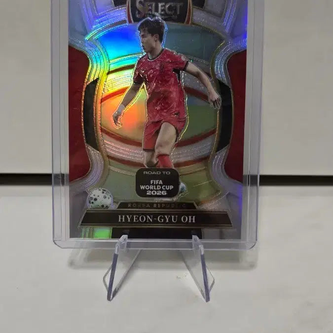 [BUNJANG] Panini Select World Cup Oh Hyeon-gyu Silver Prism Card / 파니니 셀렉트 월드컵 오현규 실버 프리즘