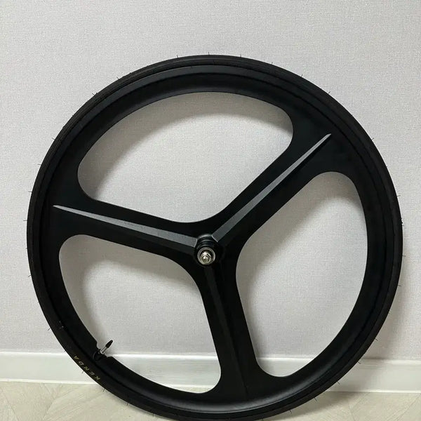 [BUNJANG] Aluminum Triple Spoke Front Wheel with Tire / 알루미늄 삼발이