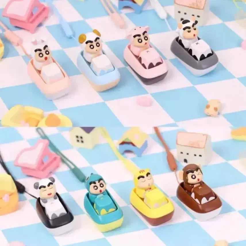 [BUNJANG] Crayon Shin-chan Animal Keycap Keychain (Sealed) / 짱구 동물 키캡 키링 (미개봉) [개당 3000원]