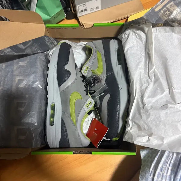 [BUNJANG] Nike x HUF Air Max 1 'Grey Lime' / 나이키 x 허프 에어맥스 1 285
