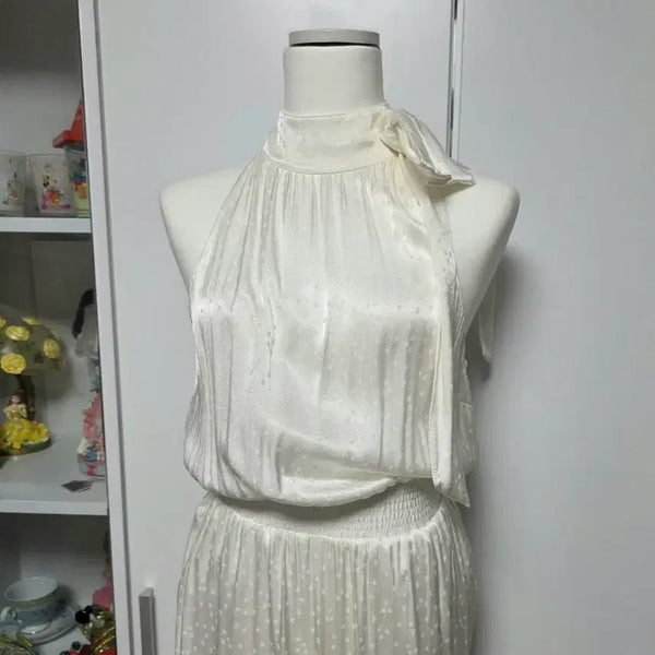 [BUNJANG] Cinq a Sept White Jumpsuit / 프랑스 브랜드 Cinq a Sept 화이트 점프수트 원피스