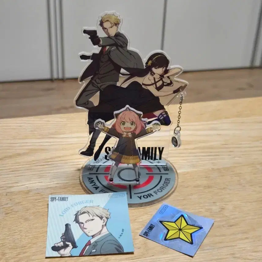 [BUNJANG] Spy x Family Acrylic Standee & Sticker Set / 스파이 패밀리 아크릴 스탠드 + 스티커 세트